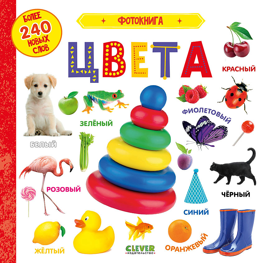 Изображение товара CLEVER Первые знания. Фотокниги. Фотокнига. Цвета, Картон/20 стр.