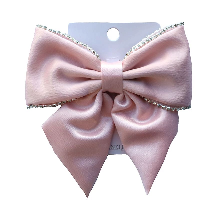 Изображение товара TWINKLE Заколка для волос для детей BACK TO SCHOOL бант Pink Stone, 1 шт.