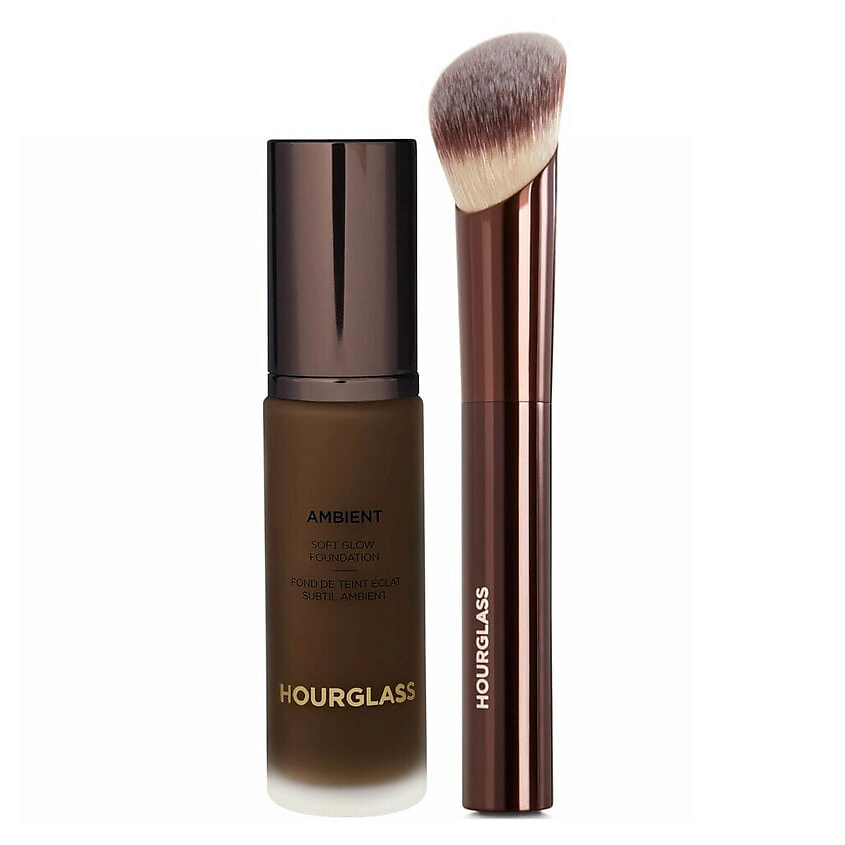Изображение товара HOURGLASS Набор для лица Тональная основа Soft Glow + Кисть, 16.5
