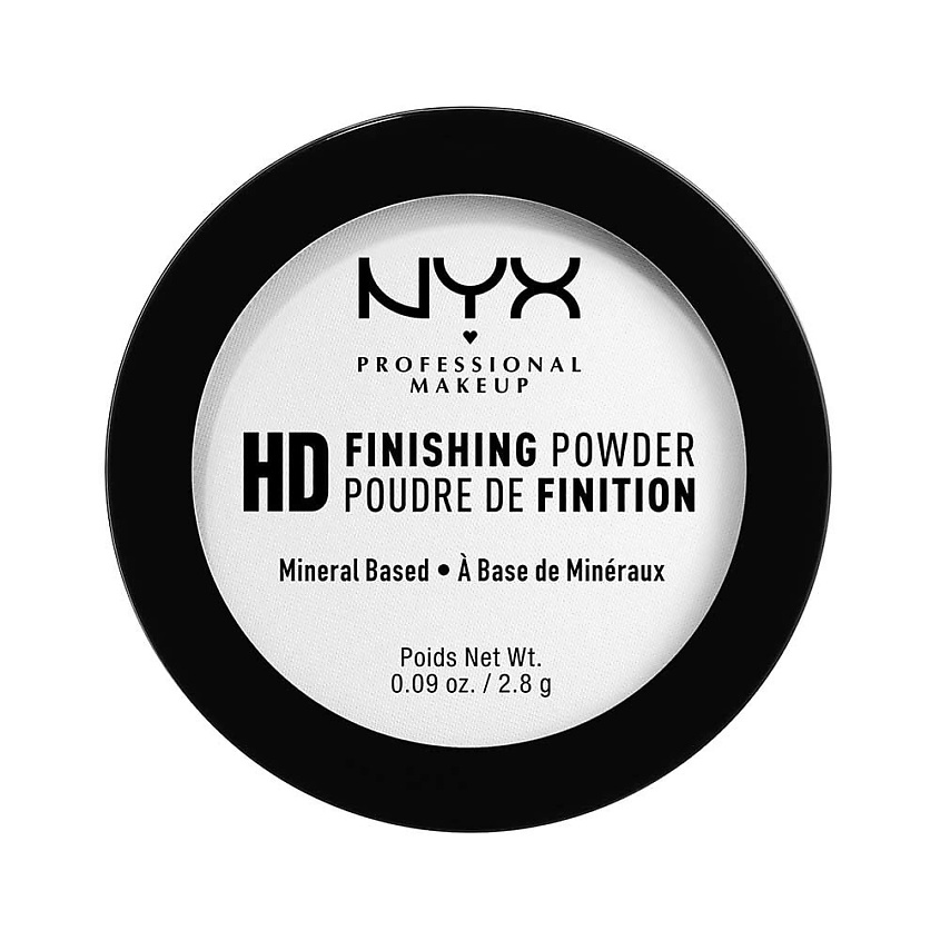 Изображение товара NYX PROFESSIONAL MAKEUP Фиксирующая пудра с минералами HD Finishing Powder в мини формате, Translucent