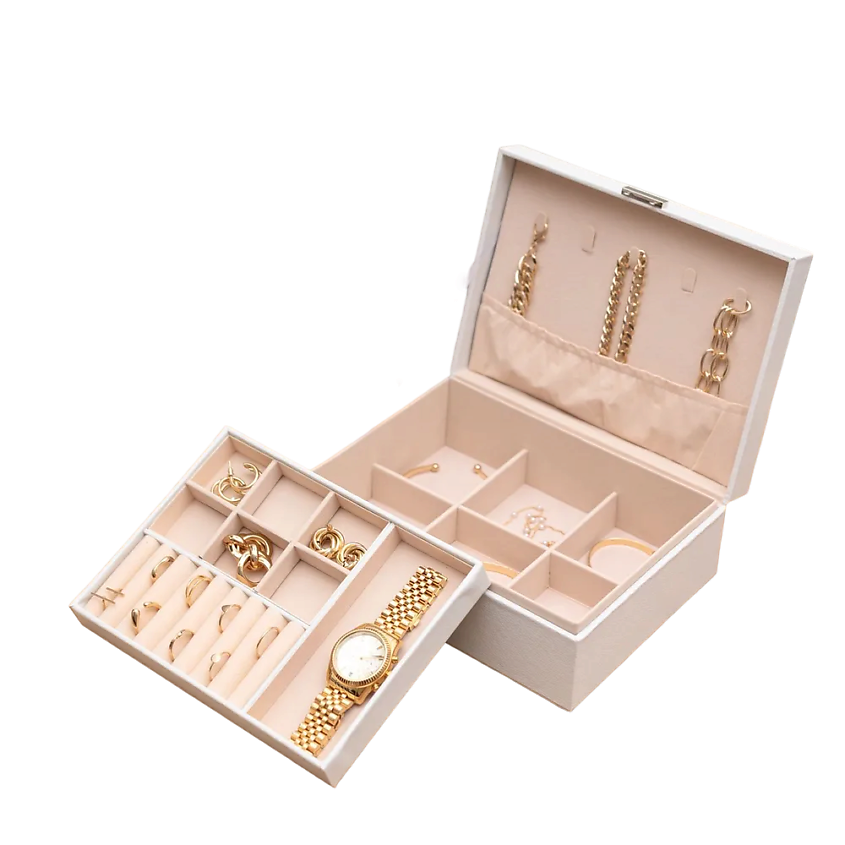 Изображение товара CLOX Шкатулка для хранения украшений, JH9304-WH, Белый