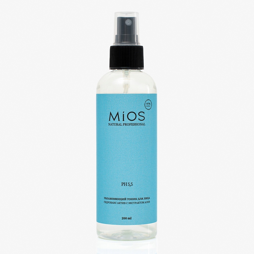 Изображение товара MIOS Тоник с гиалуроновой кислотой и экстрактом алоэ, увлажняющий, 1 шт.