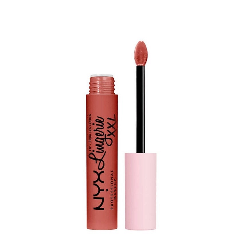 Изображение товара NYX PROFESSIONAL MAKEUP Жидкая матовая помада для губ Lip Lingerie XXL, 06 - Peach Flirt