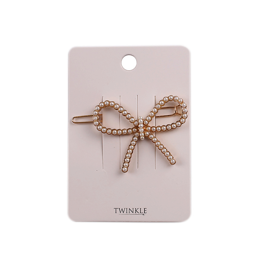 Изображение товара Заколка для волос Pearl Bow от Twinkle женский аксессуар утонченная украшение