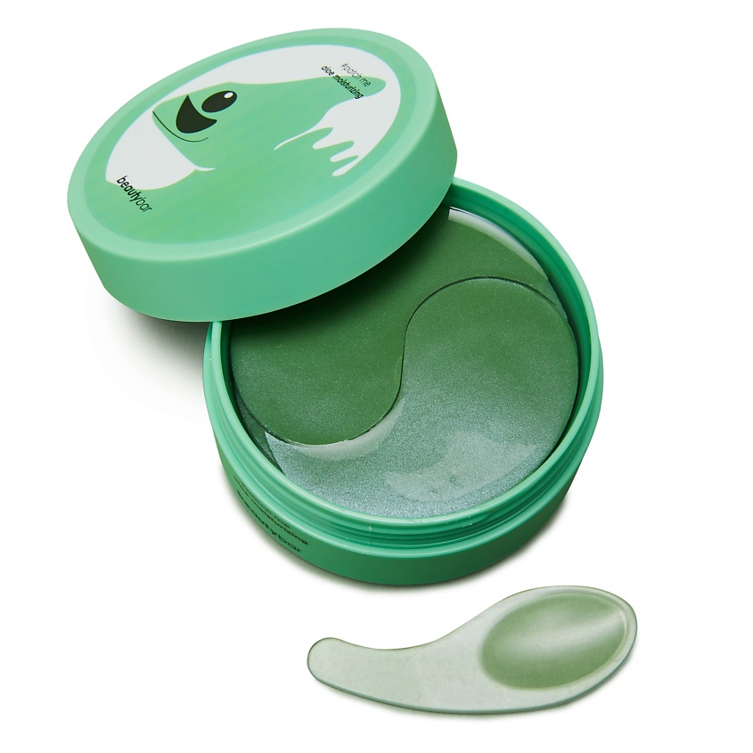 Изображение товара BEAUTY BAR Патчи гидрогелевые конжаковые (маски вокру глаз) с экстрактом алоэ вера, 1 шт.