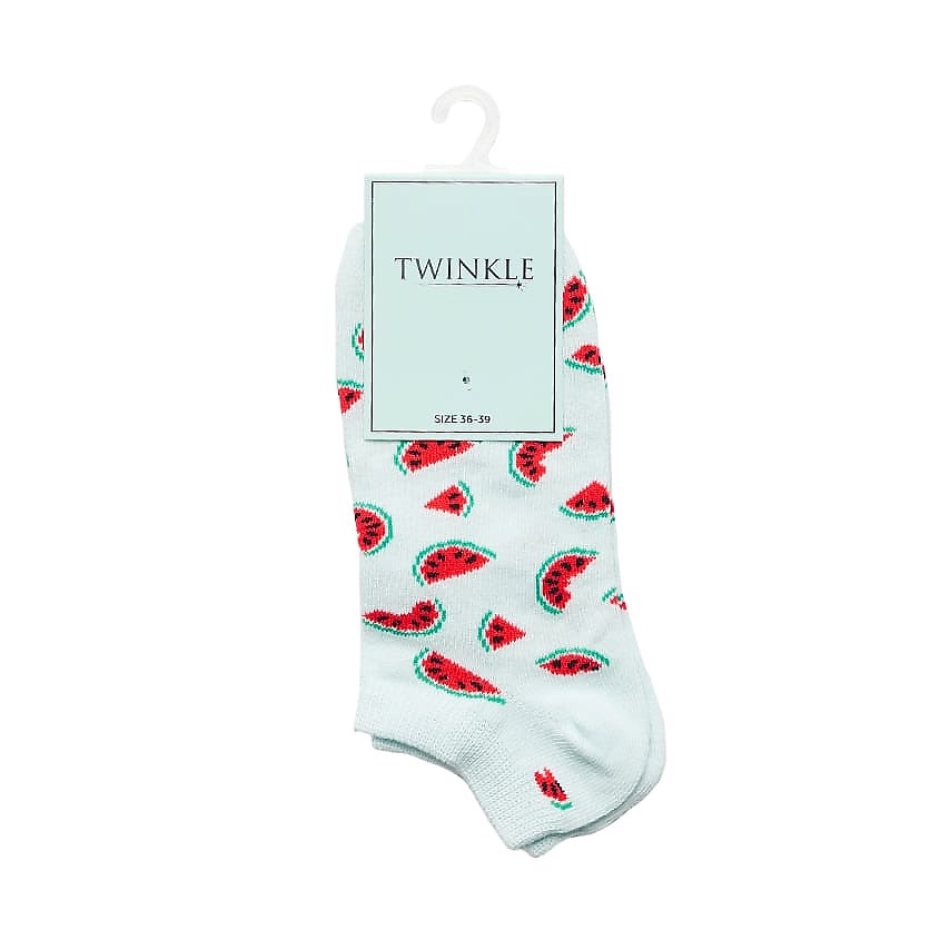 Изображение товара TWINKLE Носки женские, модель: WATERMELON, цвет: бирюзовый, размер 36-39