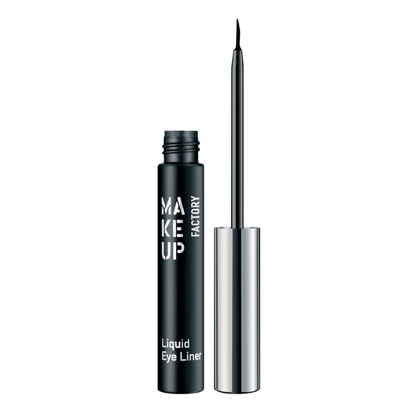 Изображение товара MAKE UP FACTORY Подводка для глаз жидкая Liquid Eye Liner, № 01 Black, 4 мл