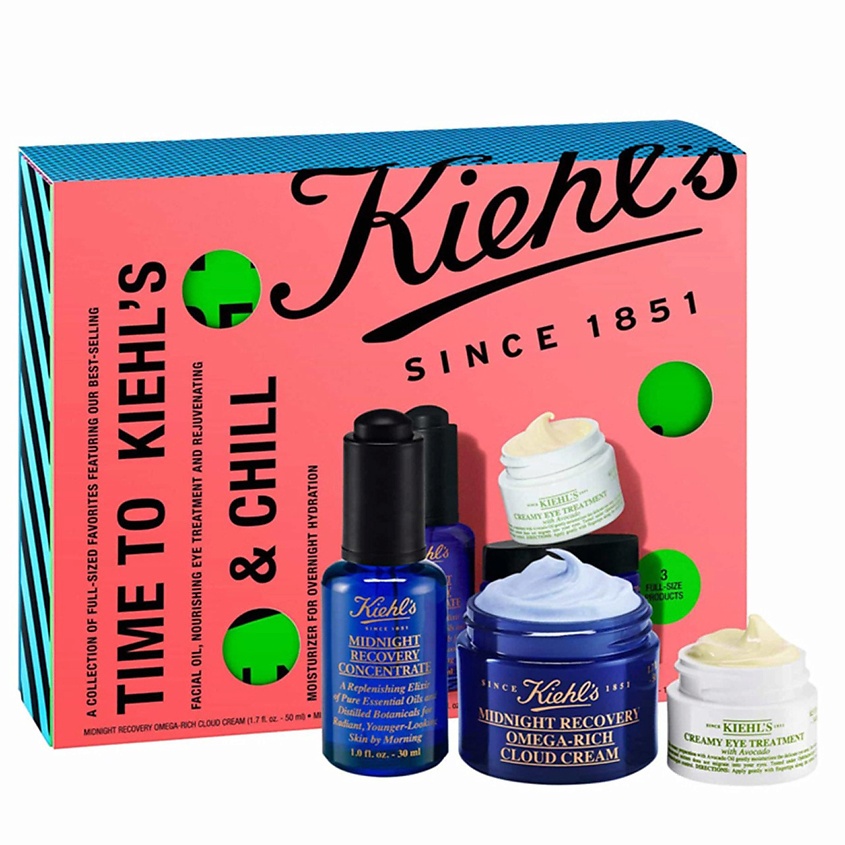 Изображение товара KIEHL'S Набор для ухода за лицом Time To Kiehl’s and Chill, 50 мл + 30 мл + 14 мл