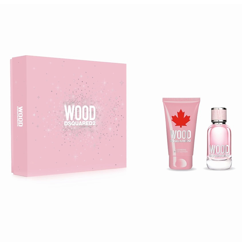 Изображение товара DSQUARED2 Подарочный набор женский Wood Pour Femme 3, Туалетная вода 30 мл + лосьон для тела 50 мл