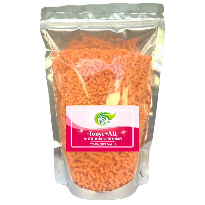 Изображение товара Антицеллюлитная соль для ванн Тонус+АЦ 590 рублей натуральный уход для тела