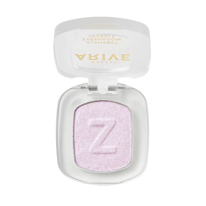Изображение товара ARIVE MAKEUP Тени для век Alphabet Eyeshadow Sparkle, Z - розовый, 4,1 г