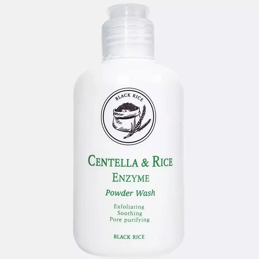 Изображение товара BLACK RICE Энзимная успокаивающая пудра для умывания лица, 1 шт.