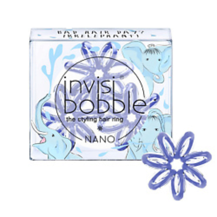 Изображение товара INVISIBOBBLE Резинка-браслет NANO Bad Hair Day? Irrelephant!, 3 шт.