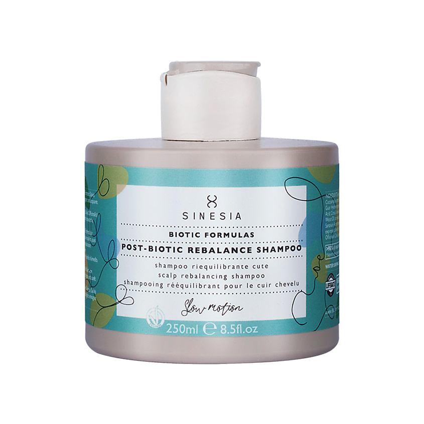 Изображение товара SINESIA Ребалансирующий шампунь для кожи головы с постбиотиками 250 мл для балансировки и против пе