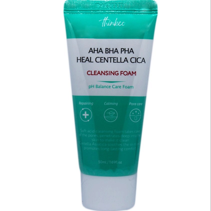 Изображение товара THINKCO Пенка очищающая для проблемной кожи с AHA, BHA, PHA кислотами, 50