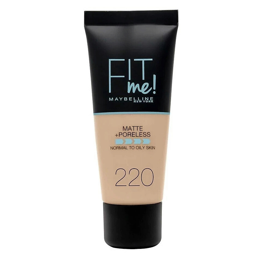 Изображение товара Мейбелин Fit Me Matte & Poreless тональный крем для жирной кожи 220 Natural beige