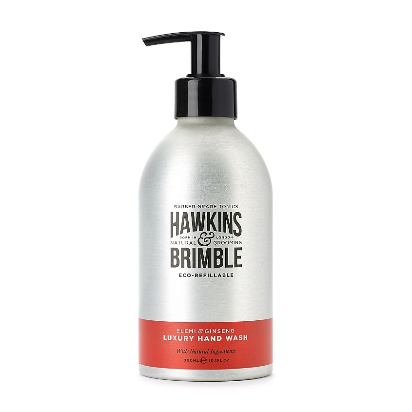 Изображение товара HAWKINS & BRIMBLE Мыло для рук жидкое в многоразовом флаконе Elemi & Ginseng Hand Wash, 300 мл
