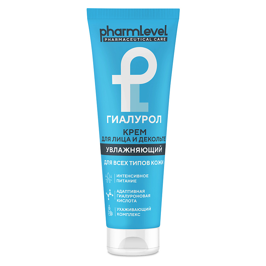 Изображение товара PHARMLEVEL Крем для лица и декольте ГИАЛУРОЛ, 75 мл