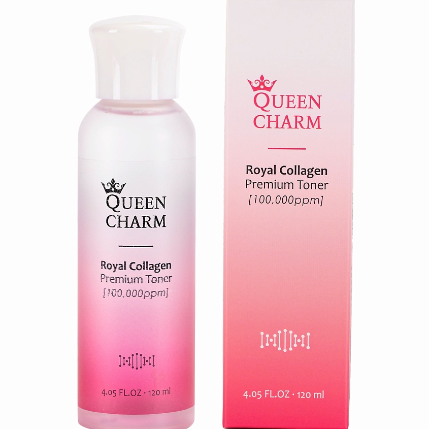 Изображение товара QUEEN CHARM Увлажняющий тонер для лица с коллагеном, 120
