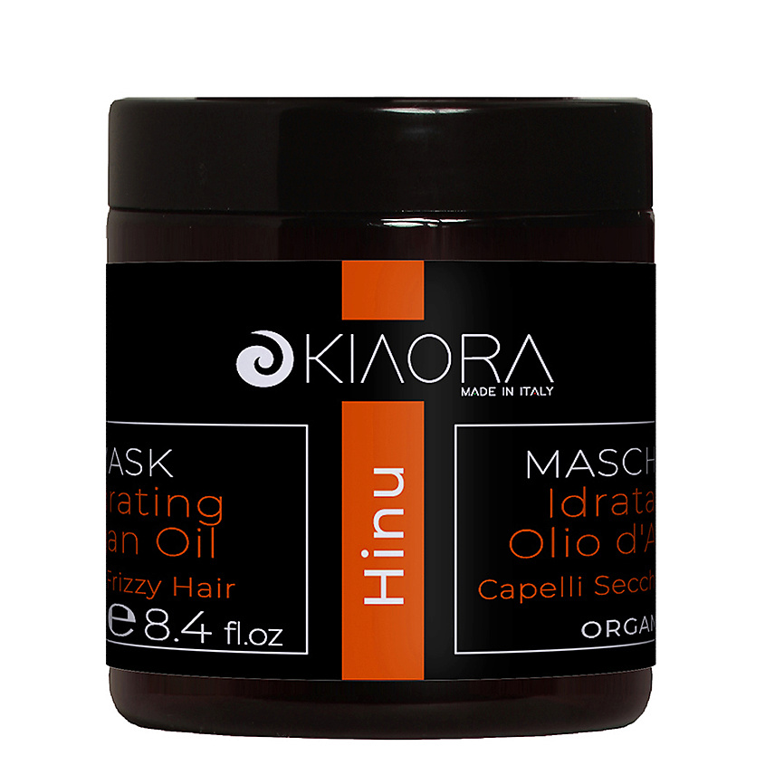 Изображение товара KIAORA Маска для волос питающая с аргановым маслом Hinu, 250мл