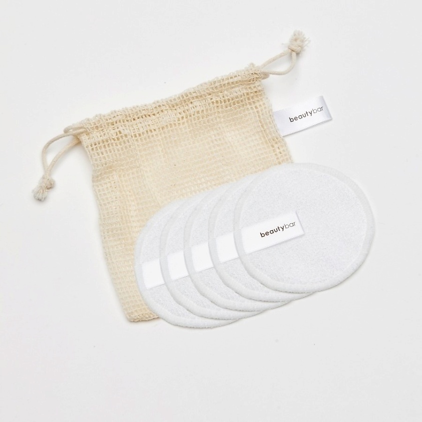 Изображение товара BEAUTY BAR Многоразовые диски для снятия макияжа, 1 шт.