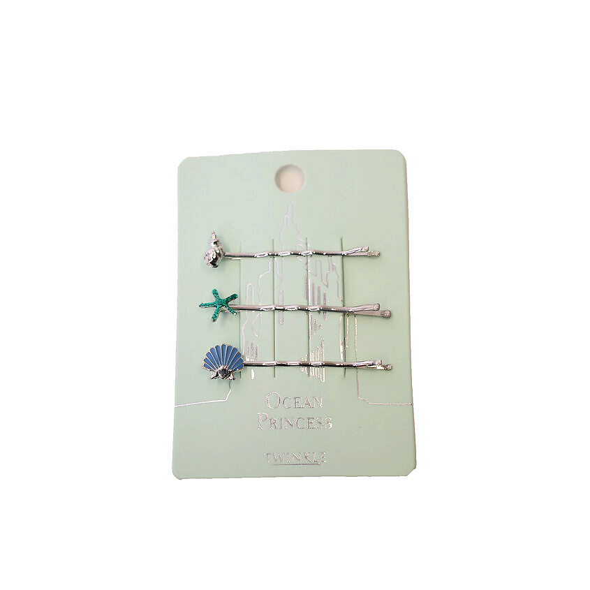 Изображение товара TWINKLE PRINCESS Заколки для волос Ocean Princess, 3 шт.