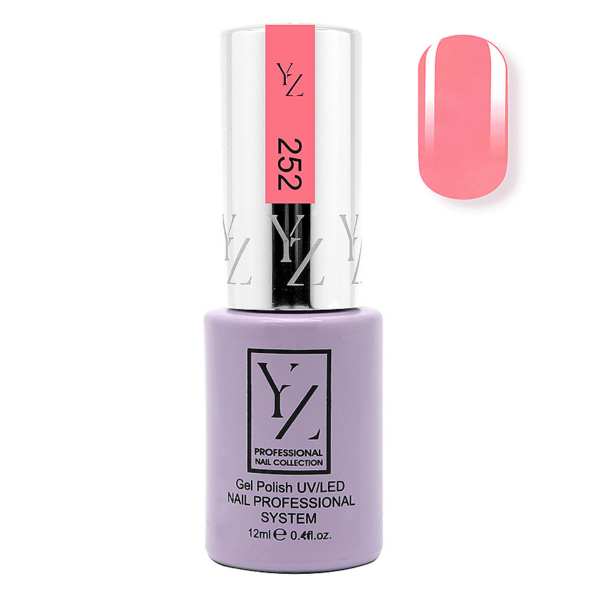 Изображение товара YLLOZURE Гель-лак UV LED 12 мл розовый персик для профессионального маникюра