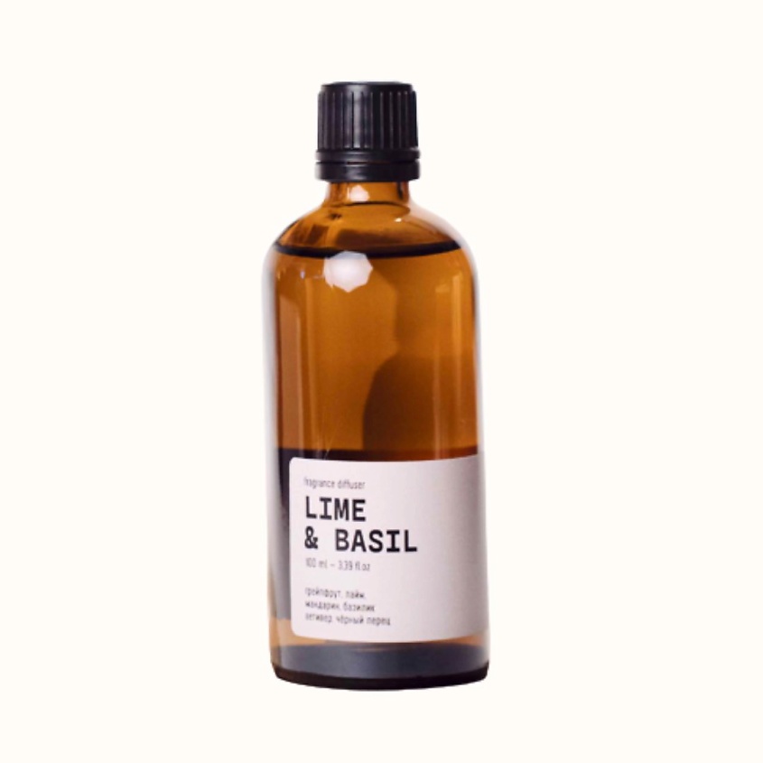 Изображение товара SMELL & SMILE Наполнитель для ароматического диффузора Лайм и базилик, 100 мл
