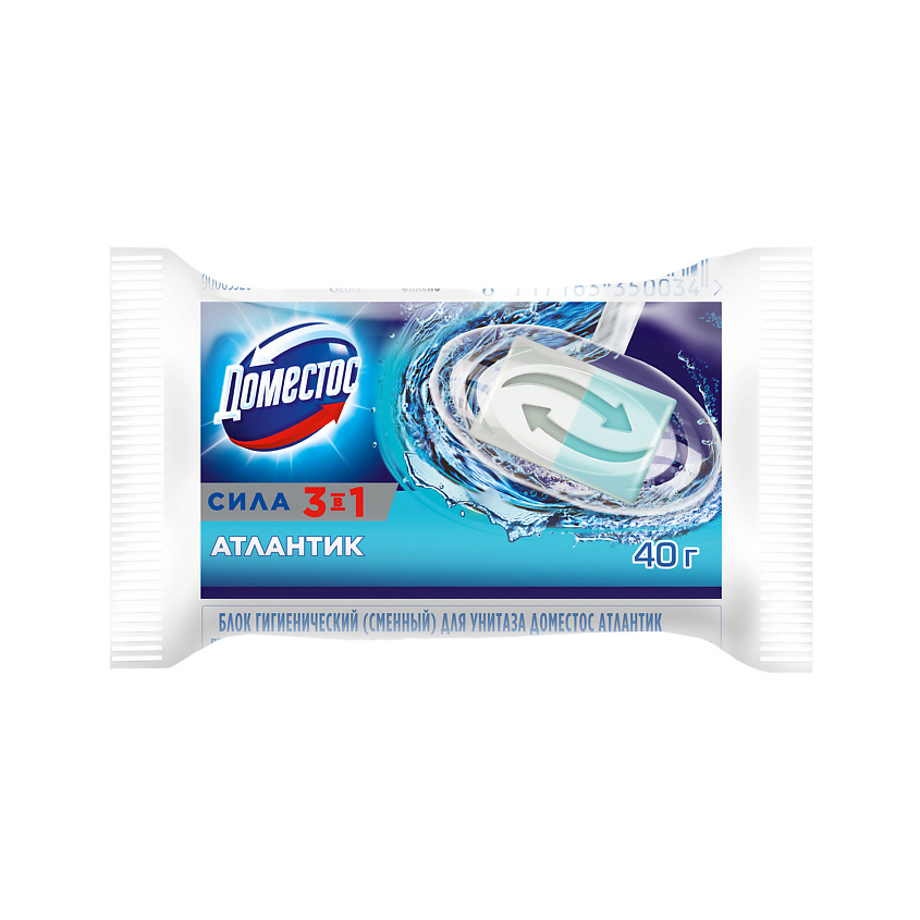 Изображение товара DOMESTOS Сменный блок для унитаза Атлантик, 40 гр