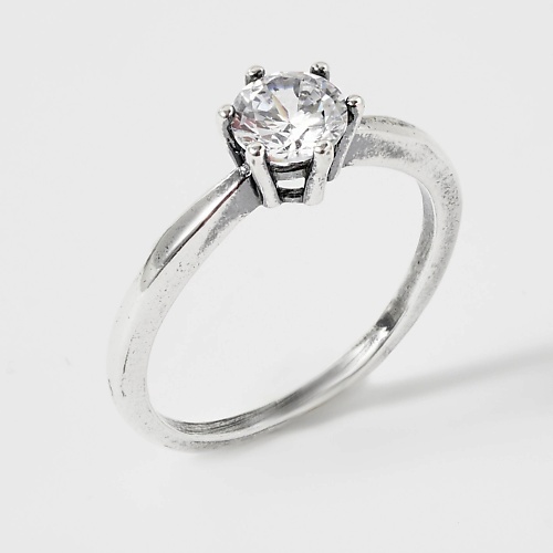 

SHINE & BEAUTY Кольцо покрытое серебром с фианитом, Кольцо покрытое серебром с фианитом