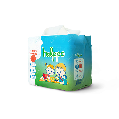 

HELPPO Трусики-подгузники УЛЬТРАТОНКИЕ М 5-10 кг 46.0, Трусики-подгузники УЛЬТРАТОНКИЕ М 5-10 кг