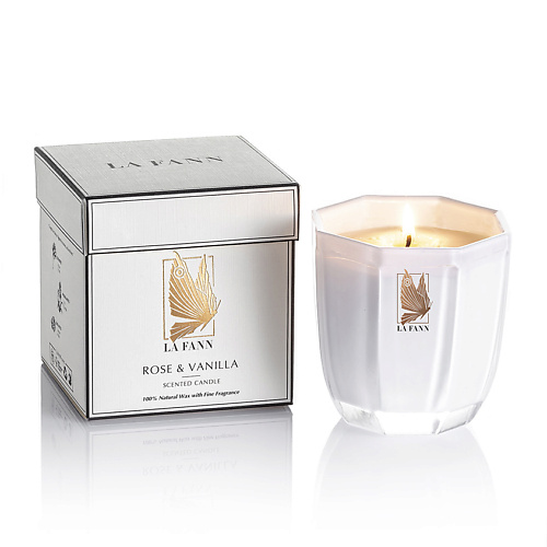 Свеча ароматическая LA FANN Ароматическая свеча Rose & Vanilla