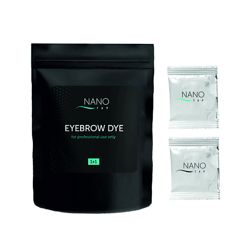 

NANO TAP Краска для бровей в саше 1+1, Краска для бровей в саше 1+1