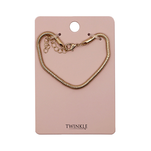 

TWINKLE Браслет для шармов золотистый, Браслет для шармов золотистый