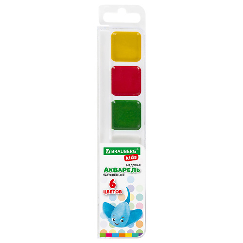 

BRAUBERG Краски акварельные KIDS, Краски акварельные KIDS