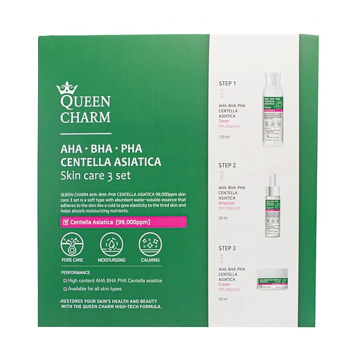 

QUEEN CHARM Набор средств для лица, Набор средств для лица