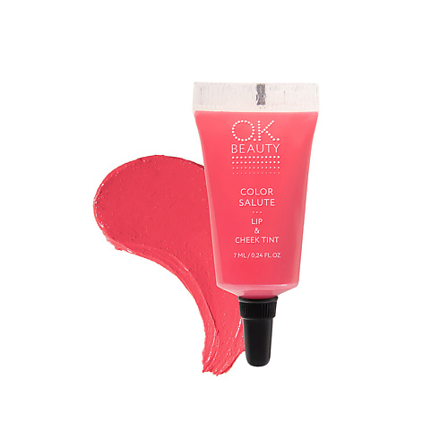 Румяна OK BEAUTY Стойкий пигмент для губ и щек СOLOR SALUTE LIP & CHEEK