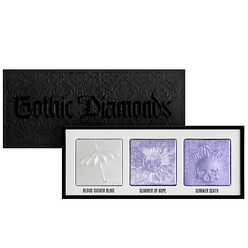 

JEFFREE STAR COSMETICS Палетка хайлайтеров для лица Extreme Frost Gothic Diamonds, Палетка хайлайтеров для лица Extreme Frost Gothic Diamonds