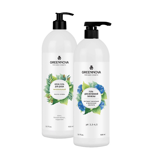 GREENNOVA Набор для душа питательный 459₽