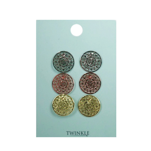 

TWINKLE Серьги набор из 3 пар Lace, Серьги набор из 3 пар Lace
