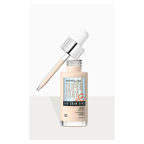 MAYBELLINE NEW YORK MAYBELLINE Тональный тинт-сыворотка Super Stay Skin Tint + Vitamin C