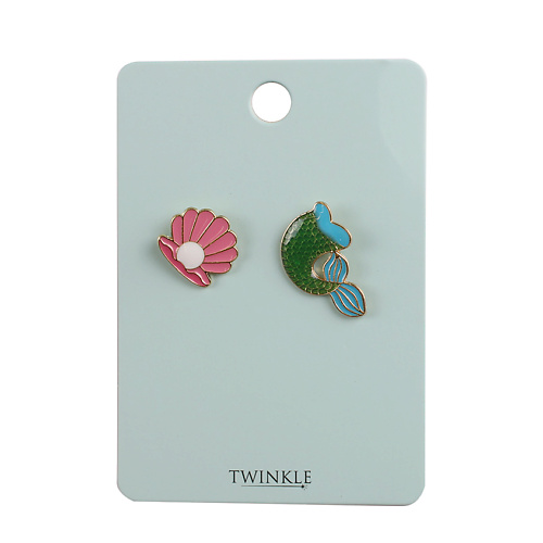 

TWINKLE Броши 2 шт. Pearl + Mermaid tale, Броши 2 шт. Pearl + Mermaid tale