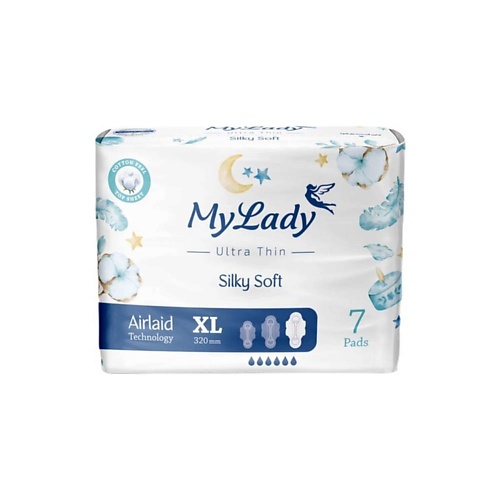 

MYLADY Ультратонкие прокладки Silky Soft XL 7.0, Ультратонкие прокладки Silky Soft XL
