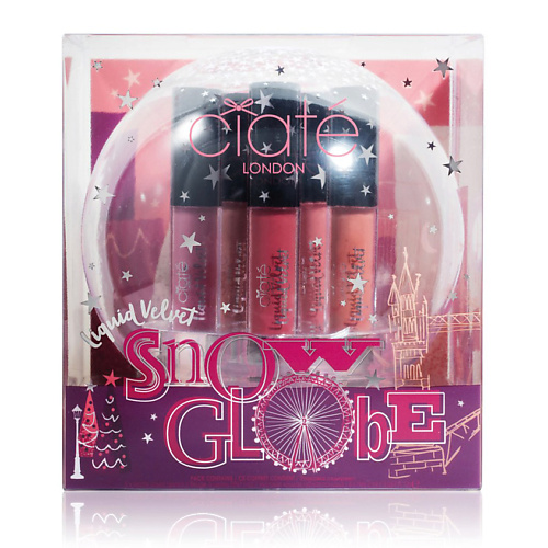 

CIATE LONDON Набор матовых помад для губ Snow Globe Kiss Collective, Набор матовых помад для губ Snow Globe Kiss Collective
