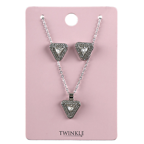 

TWINKLE Подарочный набор 2 Комплект: серьги, подвеска, цепочка, Подарочный набор 2 Комплект: серьги, подвеска, цепочка