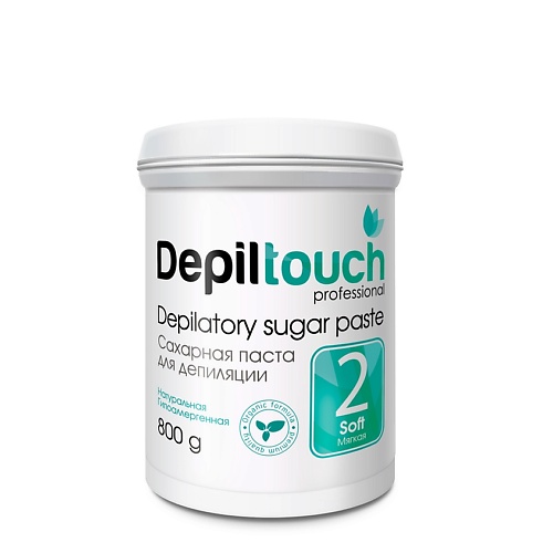 

DEPILTOUCH PROFESSIONAL Сахарная паста для депиляции №2 мягкая Depilatory Sugar Paste 800, Сахарная паста для депиляции №2 мягкая Depilatory Sugar Paste