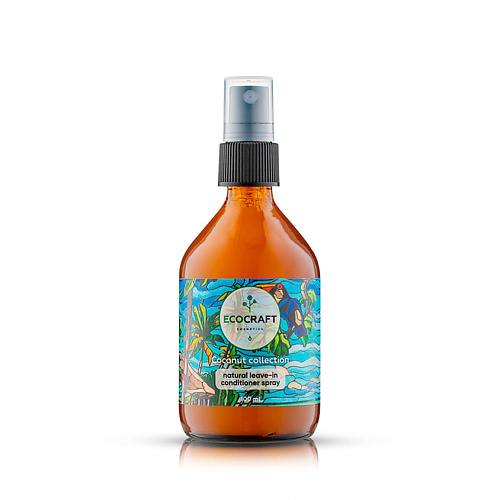 ECOCRAFT Спрей для волос Кокосовая коллекция Coconut Collection Natural Leave-In Conditioner Spray