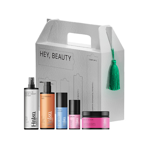 

HALSA COSMETICS Подарочный набор уходовой косметики Hey, Beauty, Подарочный набор уходовой косметики Hey, Beauty