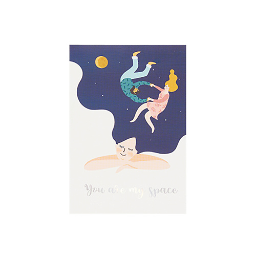 

ЛЭТУАЛЬ Открытка You are my space, Открытка You are my space