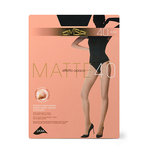

OMSA Колготки 40 ден MATTE Nero, Колготки 40 ден MATTE Nero